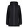 CMP Winterjacke Long Fix Hood (gefütterte Ripstop-Jacke) schwarz Damen